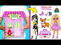 🐶🏠Paper dolls Dog house Dress up puppy care Dolls crafts