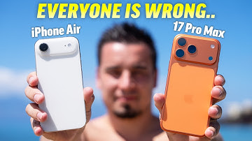iPhone Air vs 17 Pro Max - REAL Differences after 1 Week!