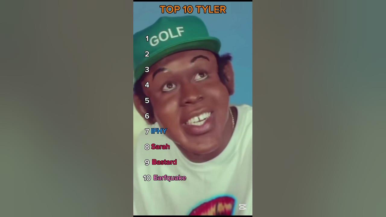 Top 10 Tyler Songs #rap #tylerthecreator #donttaptheglass #top10 #igor #ofwgkta #chromakopia #wolf