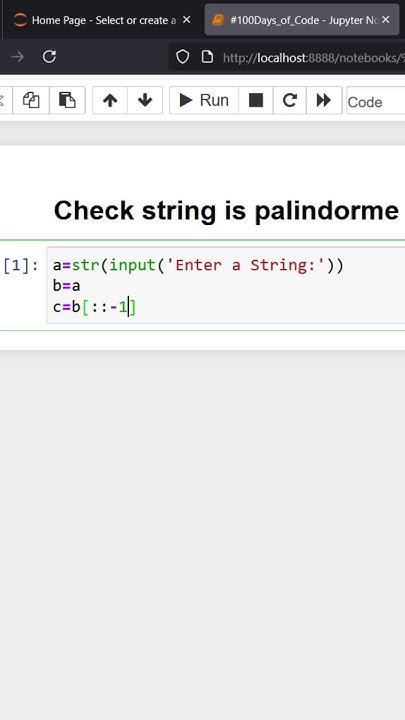 क्या आपकी string palindrome है? 🤔 चलिए Python में चेक करते हैं!#Python ...