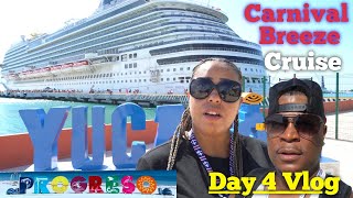 Carnival Cruise Vlog Day 4 🛳Last Stop is Yucatán México -(Progreso)Trey's First Cruise Vlog