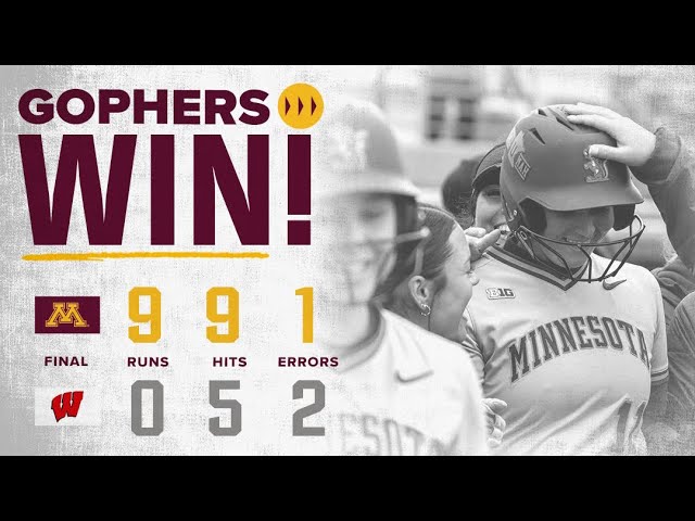 Gopher baseball wins; softball loses - Minnesota News Network