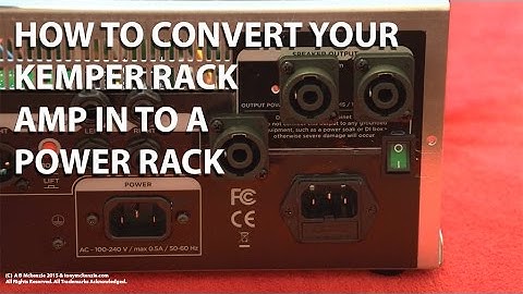 Convert a Kemper Amplifier Rack to a Kemper Powered Amp Rack | Step By Step | Review | Tony Mckenzie
