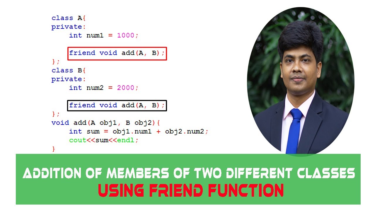 C friend using. Friend class c++.