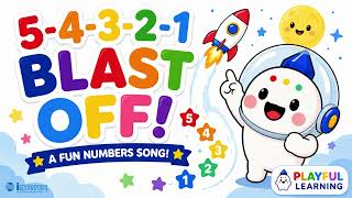 5-4-3-2-1 BLAST OFF! | Numbers Song for Kids 🚀