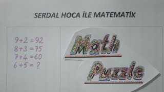 Matematik Bulmacası Çözelim - Lets Solve Math Puzzle