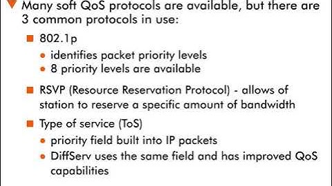 Soft Quality of Service (QoS) - 8 : QoS Standards