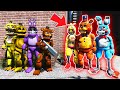 Can All WITHERED Animatronics BEAT All NIGHTMARE TOY Animatronics? (GTA 5 Mods FNAF RedHatter)