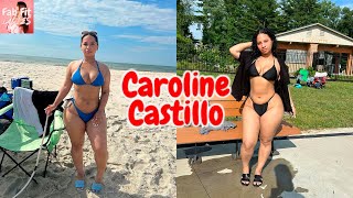 Caroline Castillo 🇺🇸 | Curvy Fitness Model | Bio+Info