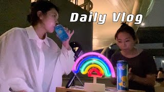 Vlog｜Han River Park Picnic 🍴Seoul Night View 🍴KTMT Japanese Cafe☕️Korean Special Delivery Culture screenshot 1