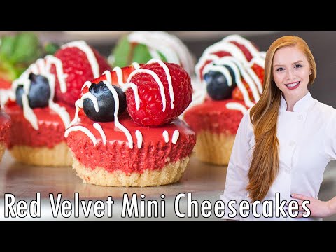 mini-no-bake-red-velvet-cheesecakes
