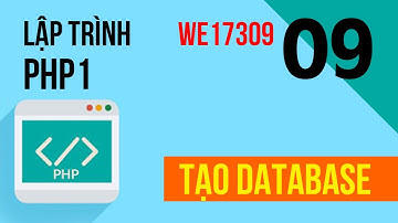 Tạo cơ sở dữ liệu với php myadmin - create database with phpmyadmin in xampp