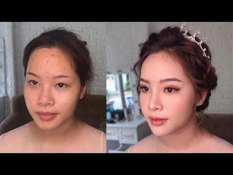 Trang điểm cô dâu | Phẩy sợi đầu lông mày| Makeup tông cam đất | Sun Makeup