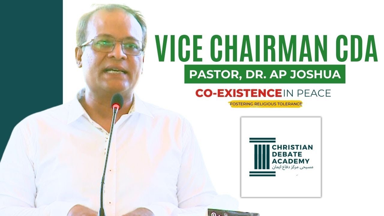 CDA's Vice Chairman Dr. Ap Joshua Introducing CDA at event.