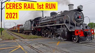 CERES RAIL COMPANY Steam Train 1st 2021 Run!