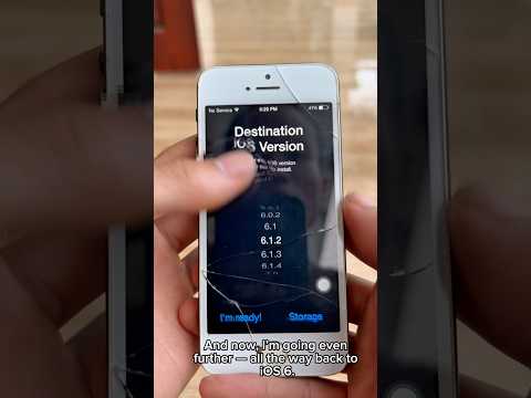 How I Downgraded IPhone 5 To IOS 6 In 2025 IPhone5 IOS6 DowngradeiOS RetroTech