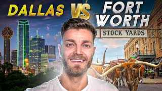 DALLAS VS FORT WORTH 2024 | SHOULD I LIVE IN FORT WORTH OR DALLAS?