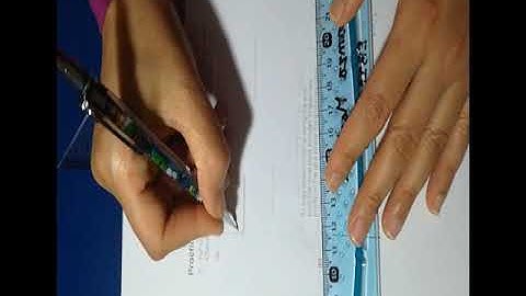 How to Draw a Right Angle Using a Set Square