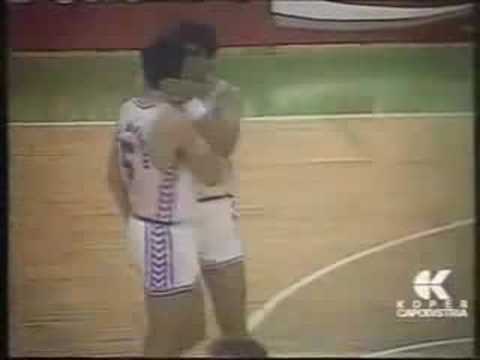 Real Madrid-Snaidero Caserta - 1989 - Ultima azione