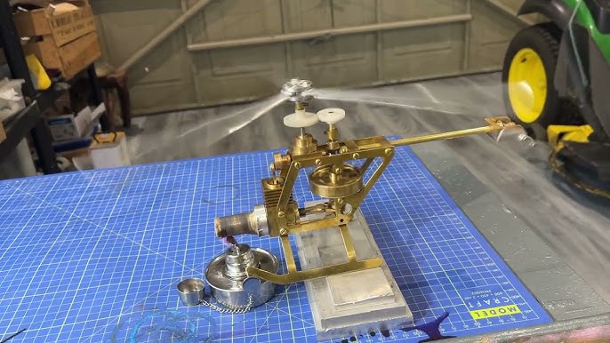 Speed-Controlled Single Cylinder Stirling Engine with Regulator