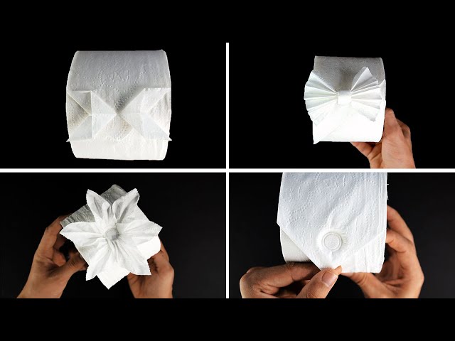 🚽 How to Fold Toilet Paper Origami Like a Fancy Hotel 
