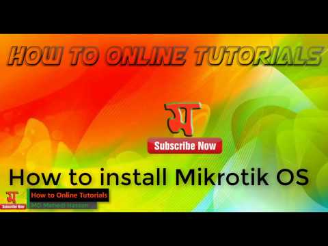 How to install Mikrotik OS 