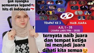 🔥WOW RUNNER & THIRD PLACE AJL 1-35 (SONG CHAMPIONS 1986-2020) TURNS OUT THERE'S A LEGENDARY MUSIC...