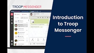 Introduction of a Troop Messenger screenshot 5