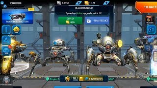 5 MAX Spider Robot Hangar In Champion League Gameplay | War Robots