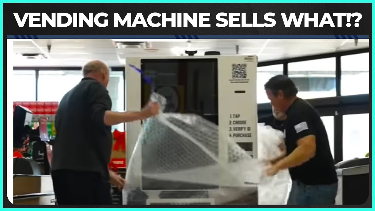 You WON'T Believe What These Grocery Store Vending Machines Sell