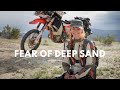 1 on 1 training session  lisa from four wheeled nomad learns to overcome her fear of riding in sand