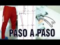 MOLDE DE PANTALON O SUDADERA  DEPORTIVA PASO A PASO | Tips de Confección