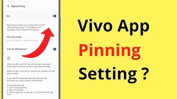 Vivo App Pinning Setting | How To Turn On/Off App Pinning In Vivo Phone