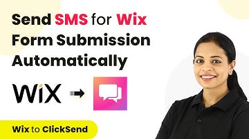 How to Send SMS for Wix Form Submission | Wix ClickSend Integration