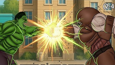 (THE IMMORTAL HULK) HULK VS JUGGERNUT Full fight (2-4) dc2 animation 