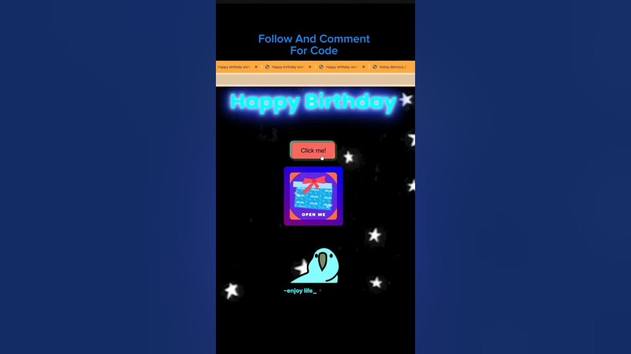 🎂 Coding a Birthday Surprise! 🎈💻 Watch this cool birthday code in ...