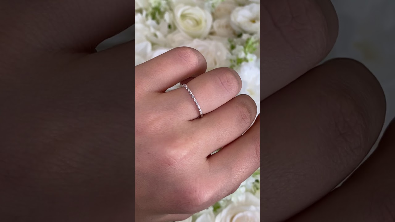 Petite Shared-Prong Diamond Wedding Ring