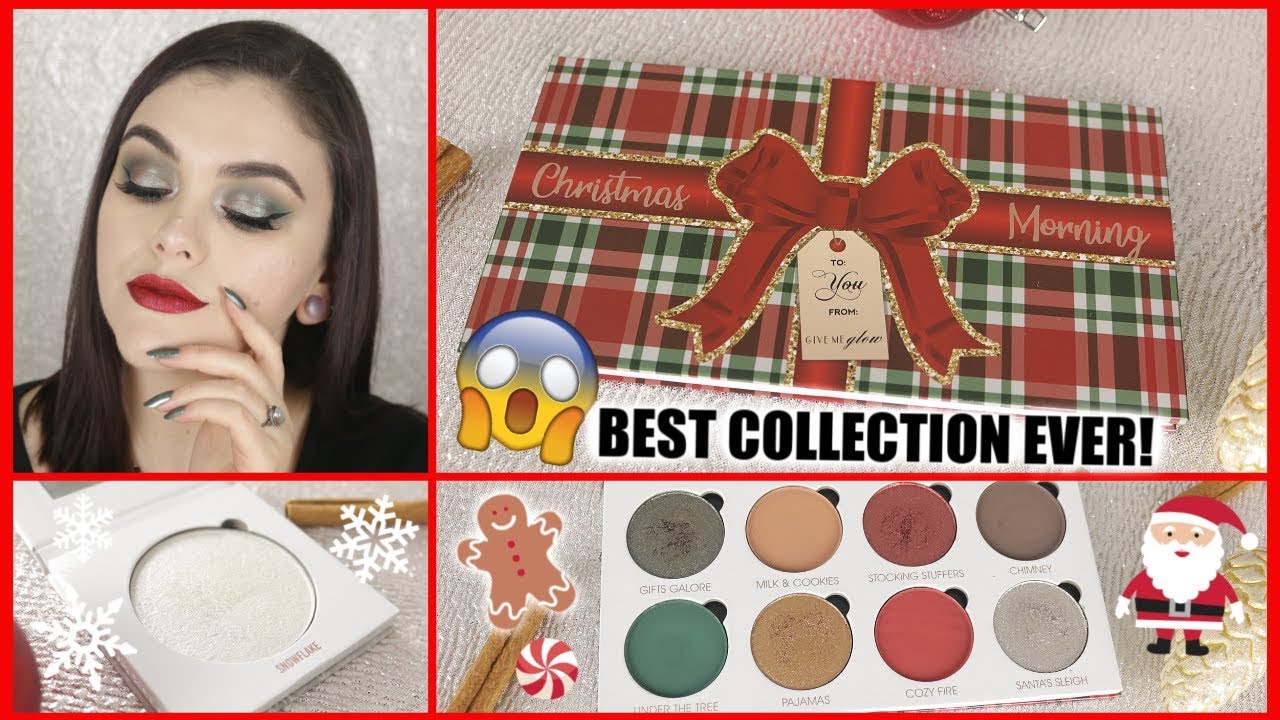 GIVE ME GLOW COSMETICS HOLIDAY COLLECTION! TEST IT OUT TUESDAY YouTube