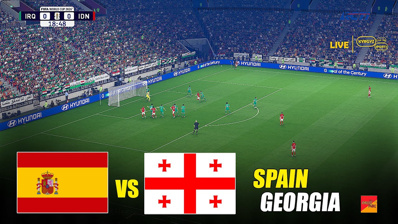 Испания против Грузии | Отборочные матчи чемпионата мира по футболу FIFA 2026 | Полное моделирова...