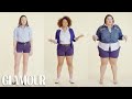 Women Sizes 0 Through 28 Try on the Same Shorts | Glamour