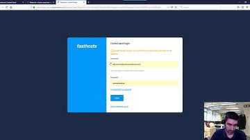 Updating your Fasthosts control panel login details