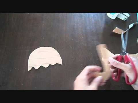 יצירה לחורף-מטריה מקרטון