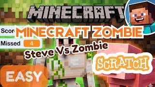I Created a Minecraft Zombie Game on Scratch.. screenshot 5