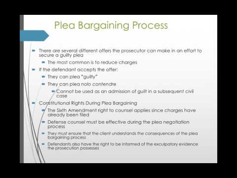 Video: Apa keuntungan dan masalah dengan plea bargaining?