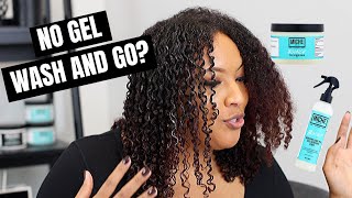 Look at this DEFINITION! 😱 My Updated Wash and Go Using A CREAM! Miche Beauty
