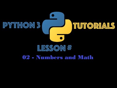 Python Programming Tutorial Series From scratch (02 Numbers and Math) | Tutorials point