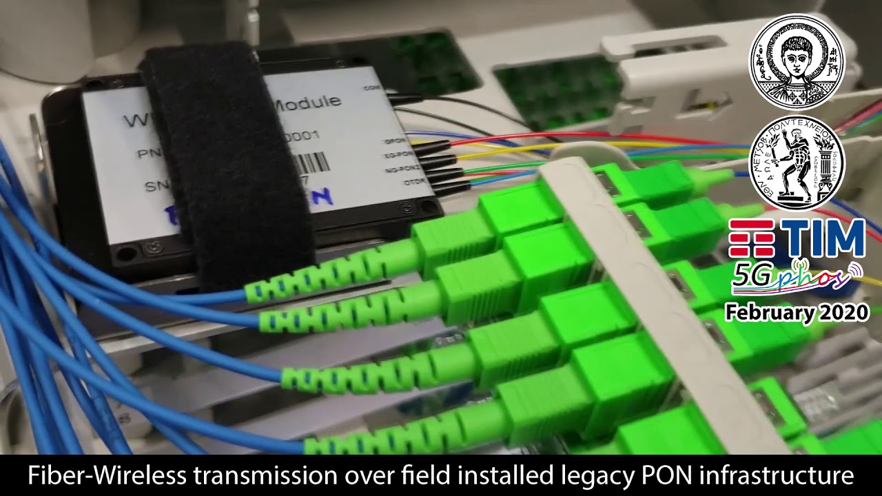 Fiber wireless transmission over legacy PON infrastructure YouTube