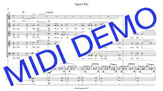 Agnus Dei I SATB & Piano