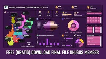 PREVIEW DASHBOARD DATA PENDUDUK MENGGUNAKAN PIVOT TABLE
