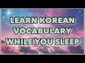 Learn Korean Vocabulary while you sleep | TOPIC VOCABULARY